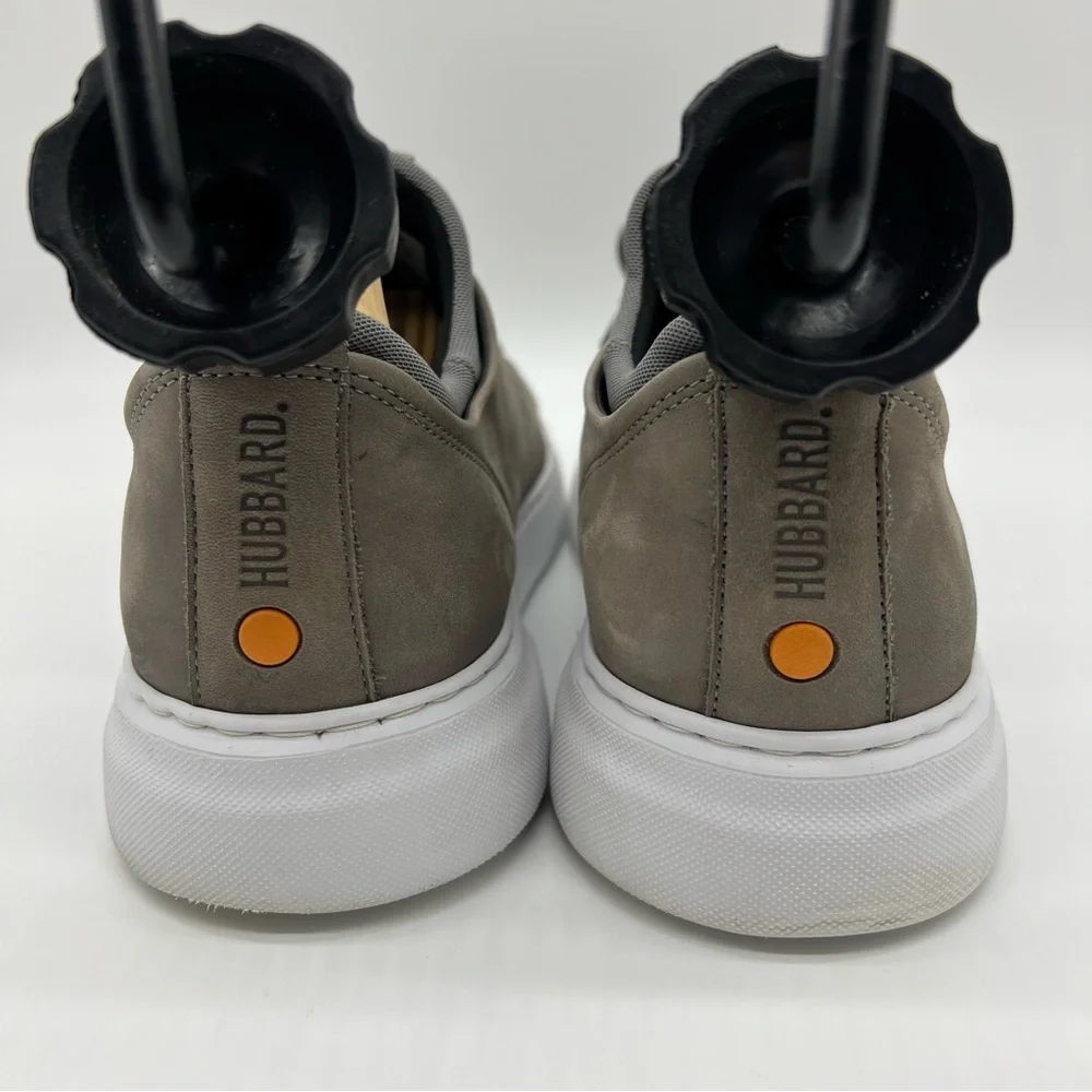 Samuel Hubbard Flight Shoes Mens 9.5 Gray Leather Upper Low Top M1600-049 M - Picture 3 of 9